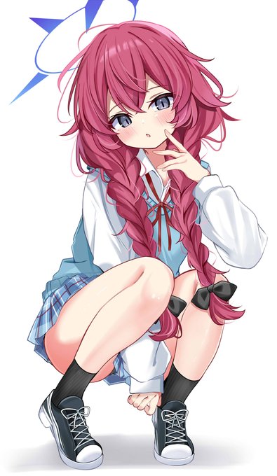 三つ編みかわいいね...