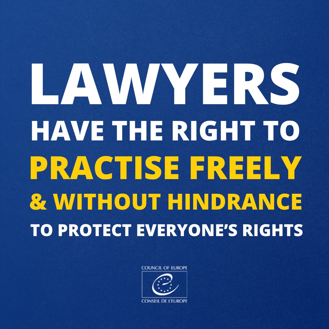 Council of Europe Rule of Law tweet media