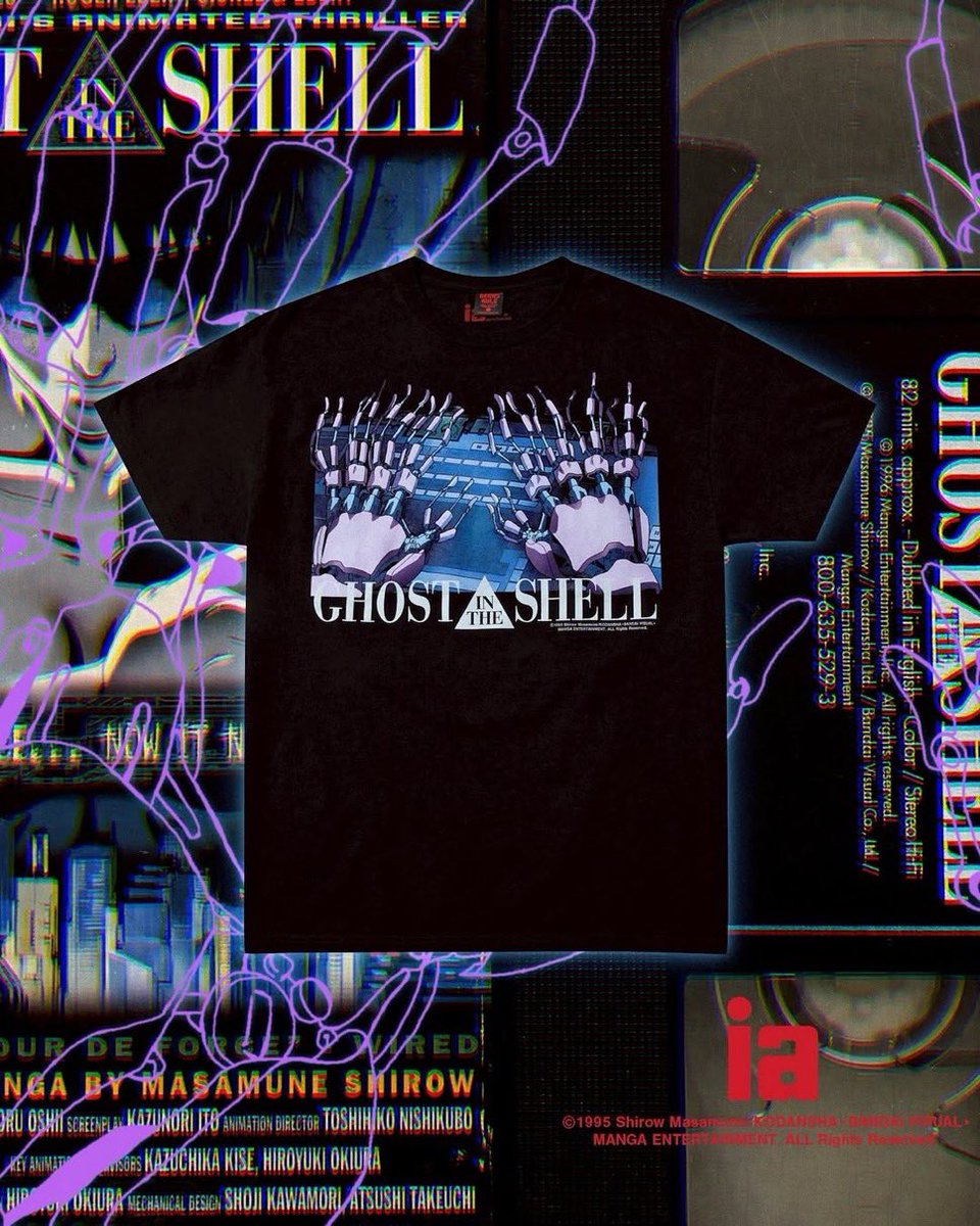 GEEKS RULE x 攻殻機動隊 コラボTシャツが国内1月30日（金）より横断