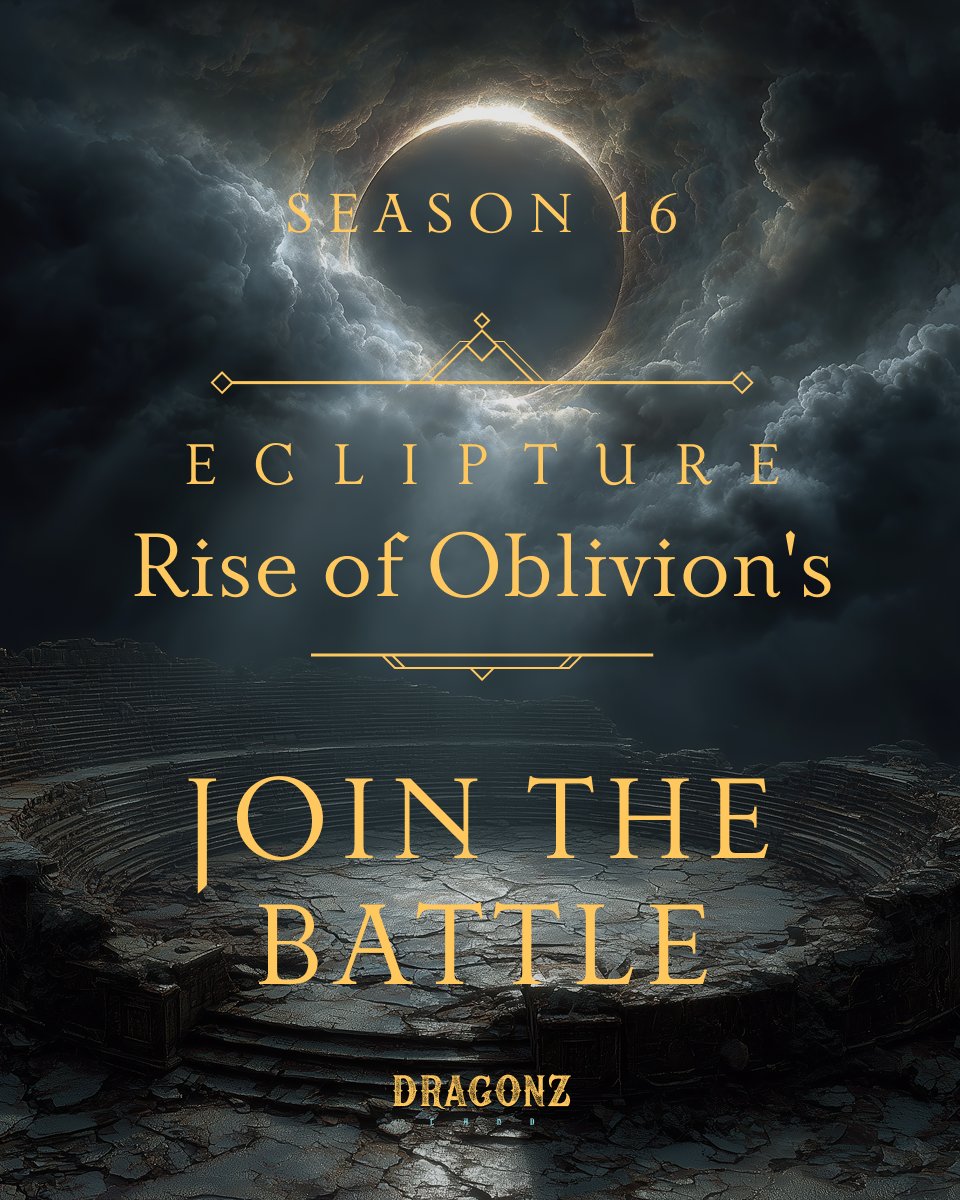 🌑 Season 16 has begun — Eclipture: Rise of Oblivions 💀

The Void is open. Reality is breaking.
2 new Oblivions emerge:
🐙 VEY’ZHAR (1,610 POWER)
🕷 ABYR’ZHUL (1,740 POWER) — $30 cashback!

⚔️ Spirits &amp; Oblivions are boosted
🎁 Void Eye Casket drops from wins
💎 Guaranteed