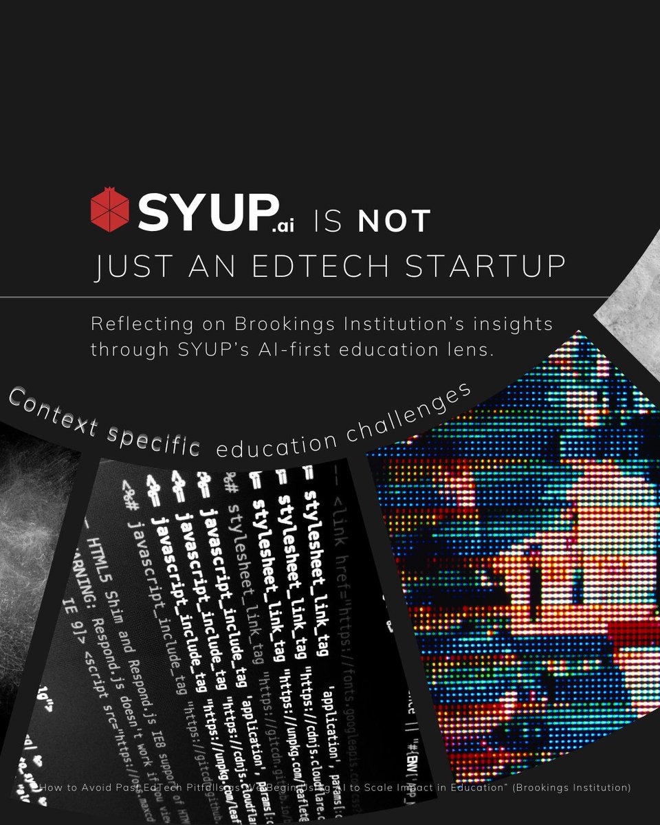 startyouupai's tweet photo. There’s a popular idea that #AI can “leapfrog” education problems cheaply and quickly.
But evidence suggests impact depends less on the tool—and more on how it’s used, by whom, and with what support.
What’s being overlooked right now?
#LearningInnovation #FutureOfWork #EdTech https://t.co/Ezyeygd4An