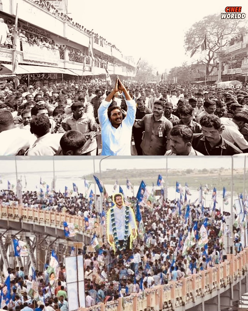 Cinee_Worldd's tweet photo. 🚨Big Breaking: Jananetha’s PadaYatra 2.0 From 2027 Mid!!

"ఏడాదిన్నరలో నా పాదయాత్ర మొదలవుతుంది.

నేను కూడా రోడ్ల పై ప్రజలతోనే."

– #YsJagan https://t.co/TBlJfaaiav