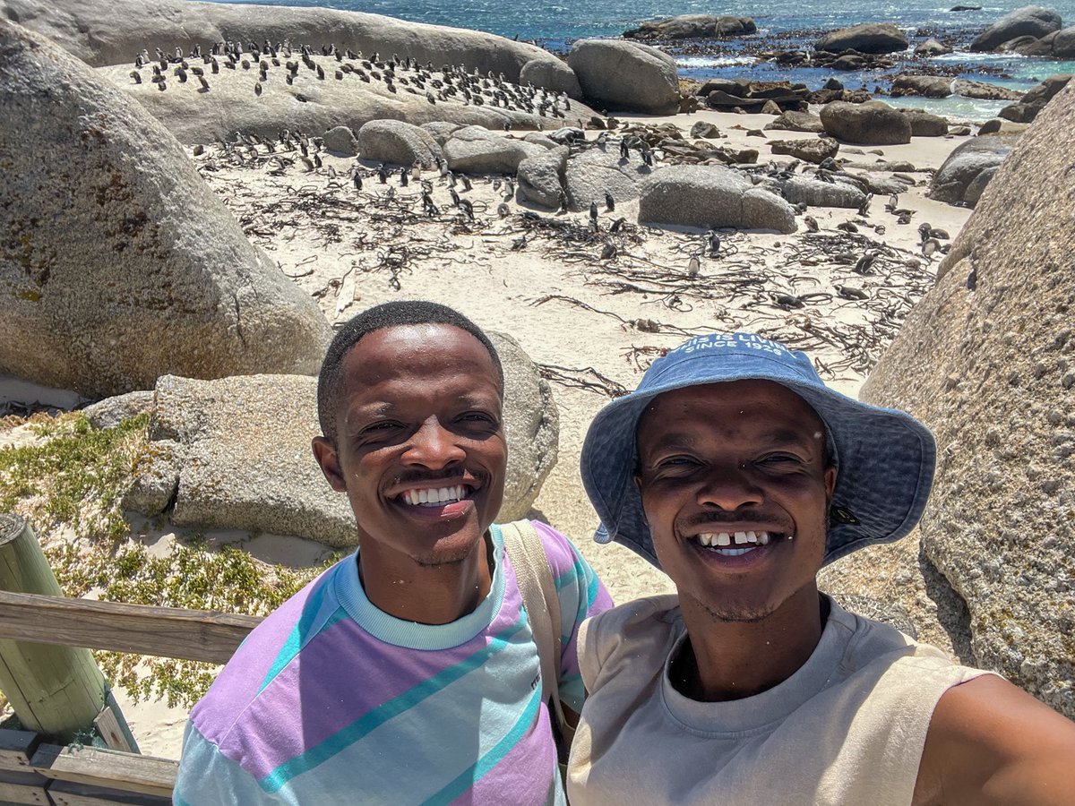 Swim at the beaches, see the penguins, walk around the harbour, explore the streets, enjoy local food spots and take in the ocean views. 

One of those places that just stays with you 🌊☀️  

#SimonsTown #lovecapetown #CpttwinsExplore #beach #explore