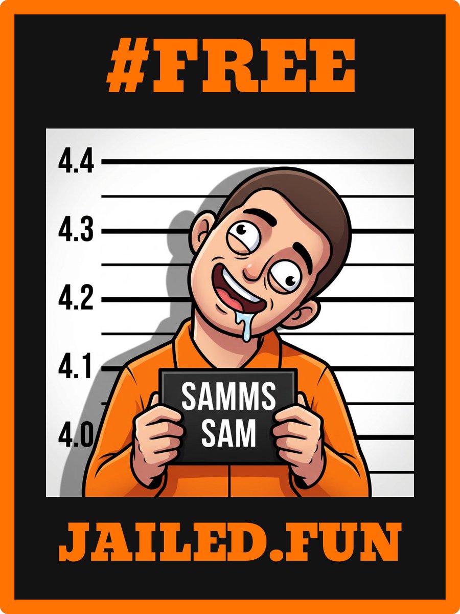 SammsSam183424's tweet photo. personal news: i got life sentence

moving into @Jaileddotfun soon

[ drop your mugshot here👇] https://t.co/R096qDVHeW