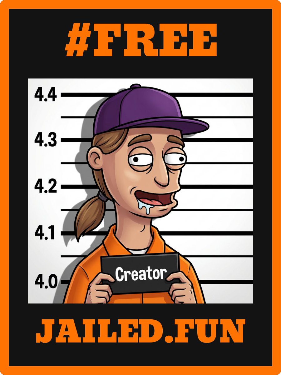 WebThreeCreator's tweet image. personal news: i got life sentence

moving into @Jaileddotfun soon