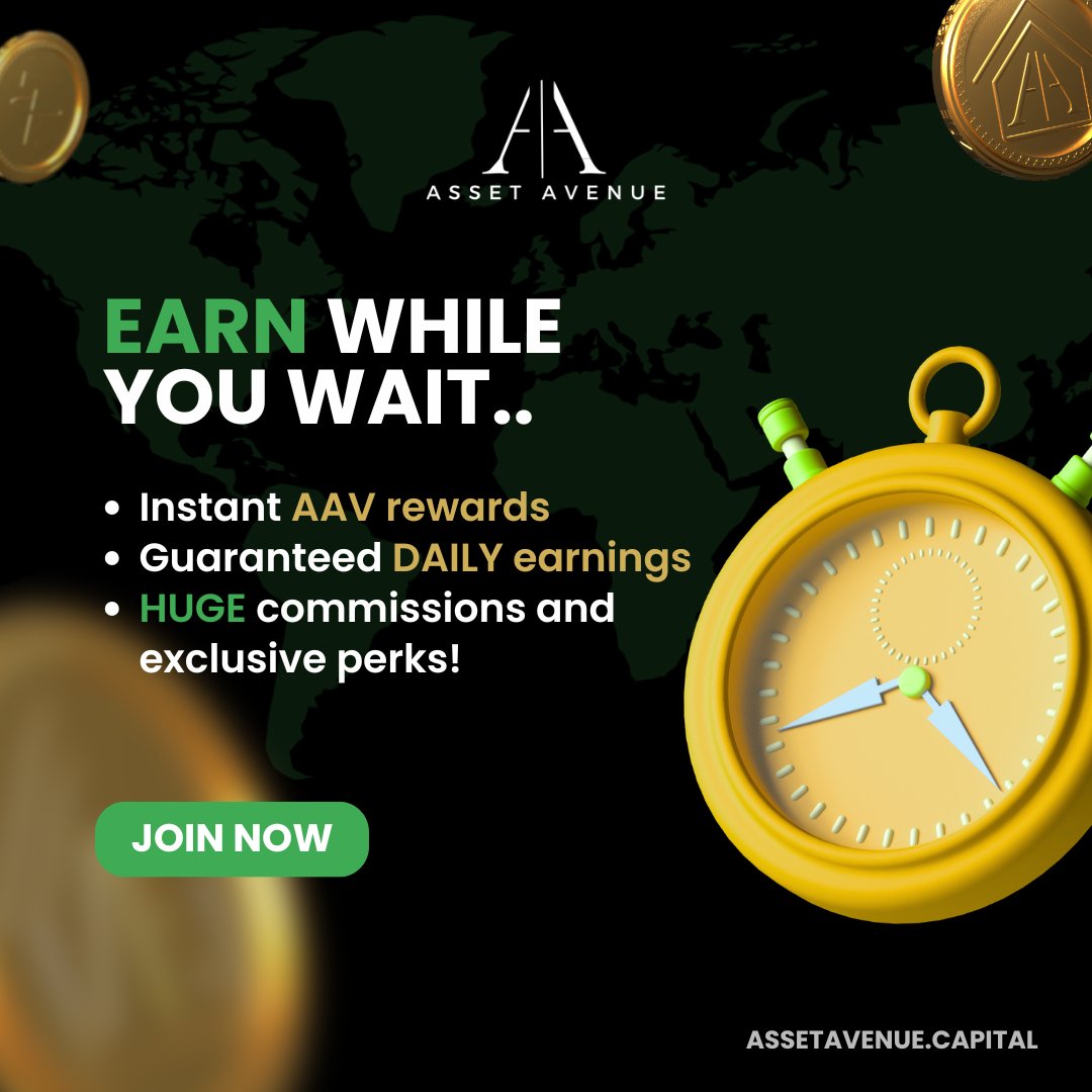 asset_avenue's tweet photo. ⏳ Earn while you wait with Asset Avenue
Buy $AAV in the presale, claim a 300% bonus, and start earning daily rewards instantly. Passive income has never been this easy.

👉 https://t.co/pdHUHJxgmY

#airdrop #earncrypto #staking https://t.co/KXCmBKydbb