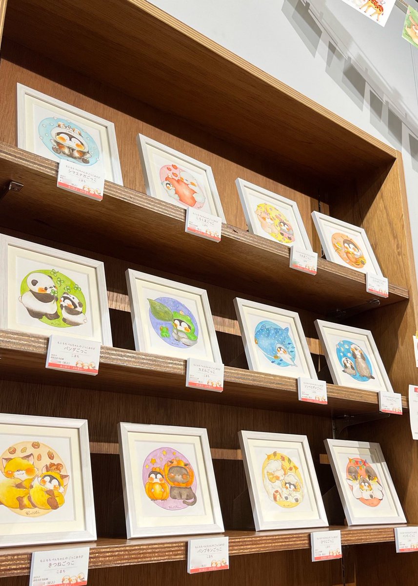 こまち個展ふくふく 2日目開催中🌷 初お披露目のカレンダー原画は