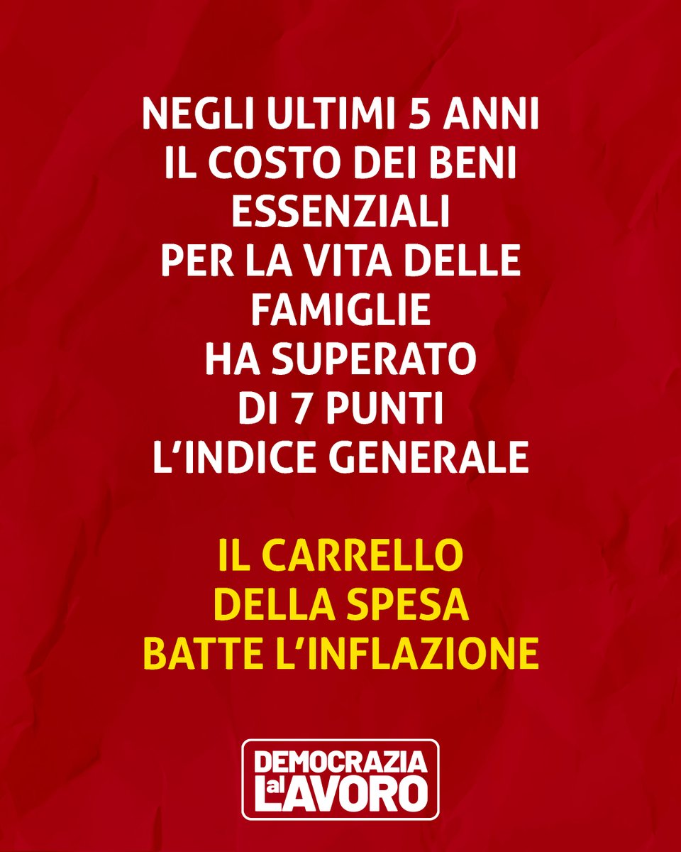 C’è qualcosa che negli ultimi anni batte l’inflazione. Non sono gli stipendi, ma il carrello della spesa. Negli ultimi 5 anni, l’Istat indica un divario di circa sette punti, con un aumento cumulato dell'indice generale dei prezzi di 17,1 punti percentuali, tra il 2021 e il 2025,