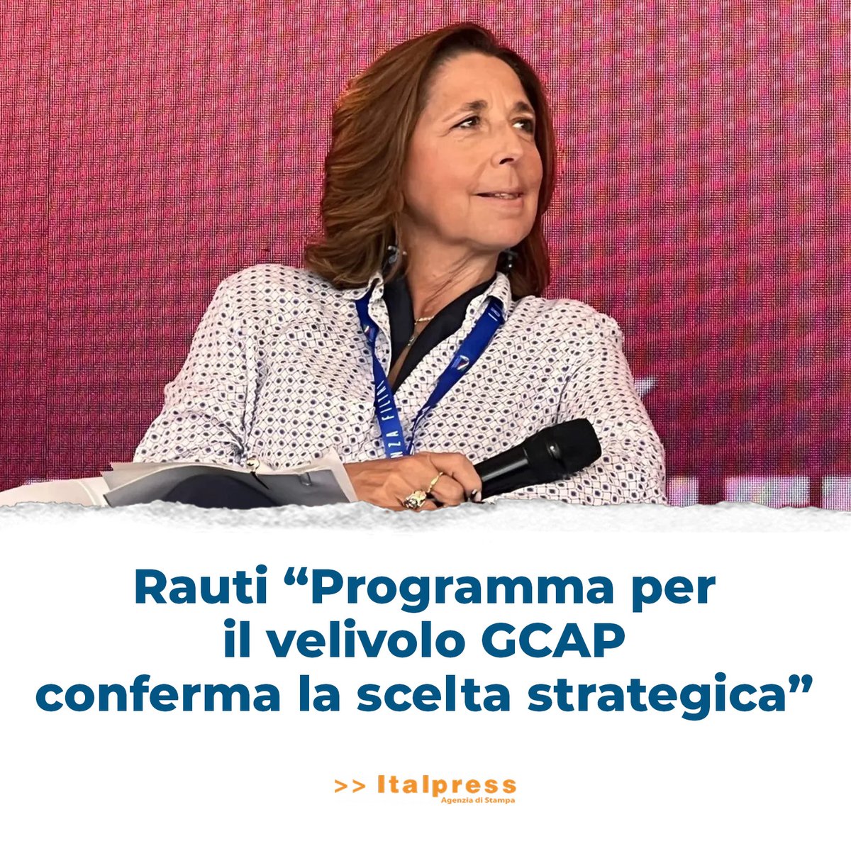 isabellarauti's tweet photo. 📰 Rauti “Programma per il velivolo GCAP conferma la scelta strategica” - @Italpress
⬇️
https://t.co/NlTztPnZFA
#globalcombatairprogramme #GCAP #sicurezza #difesa #forzearmate #commissioneaffariesteriedifesa #SenatodellaRepubblica #italia #RegnoUnito #giappone #cooperazione #sistemadisistemi #aeronauticamilitare
@GiorgiaMeloni @GuidoCrosetto @MinisteroDifesa @SM_Difesa @Esercito @ItalianAirForce @ItalianNavy @_Carabinieri_
