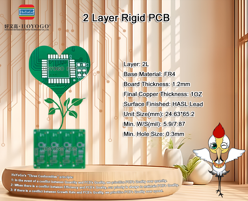 #PCBProduct

#2Layer #FR4 #1OZ #HASLLead
Board Thickness: 1.2mm
Unit Size(mm): 24.63*65.2
Min. W/S(mil): 5.9/7.87
Min. Hole Size: 0.3mm

💻 hoyogo.com
📬 noreen@hoyogo.com

Welcome to send us your inquiry~

#pcb #hdi #aluminumpcb #rigidflexpcb #fpc #pcba #hoyogopcb