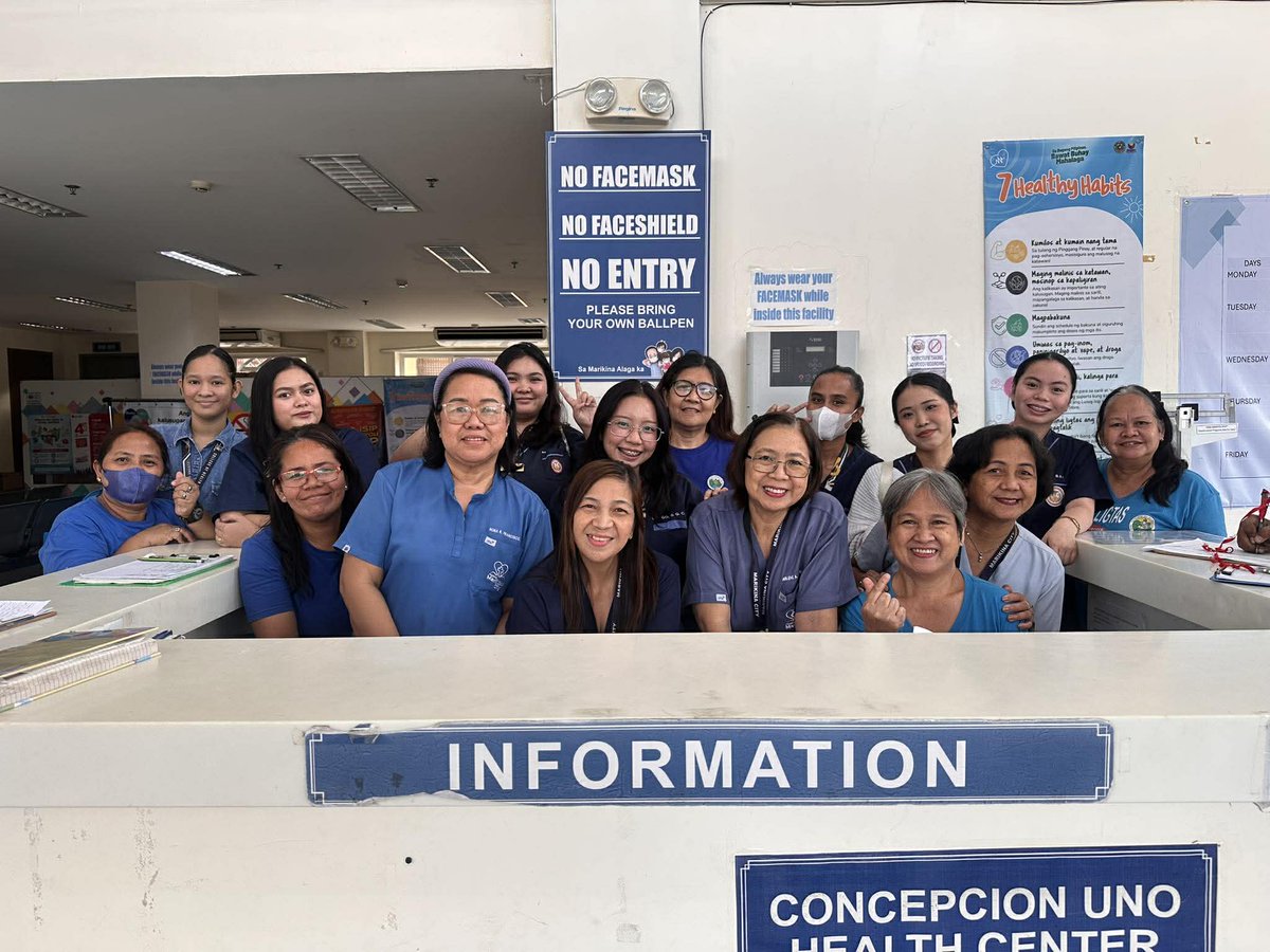 Rabalaoro's tweet photo. Thank you so much po Concepcion Uno Health Center. Ma mi-miss po namin kayooo!!!! Super thankful for the experience especially sa ibat ibang ganap araw araw. Super enjoy po kami lalo na ko heheheheh !!!!. One of the best rotation so far.🥰🤎🖤💚 https://t.co/G4OW07lN6l