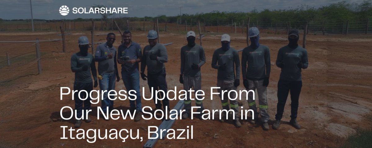 Progress Update From Our New Solar Farm in Itaguaçu, Brazil