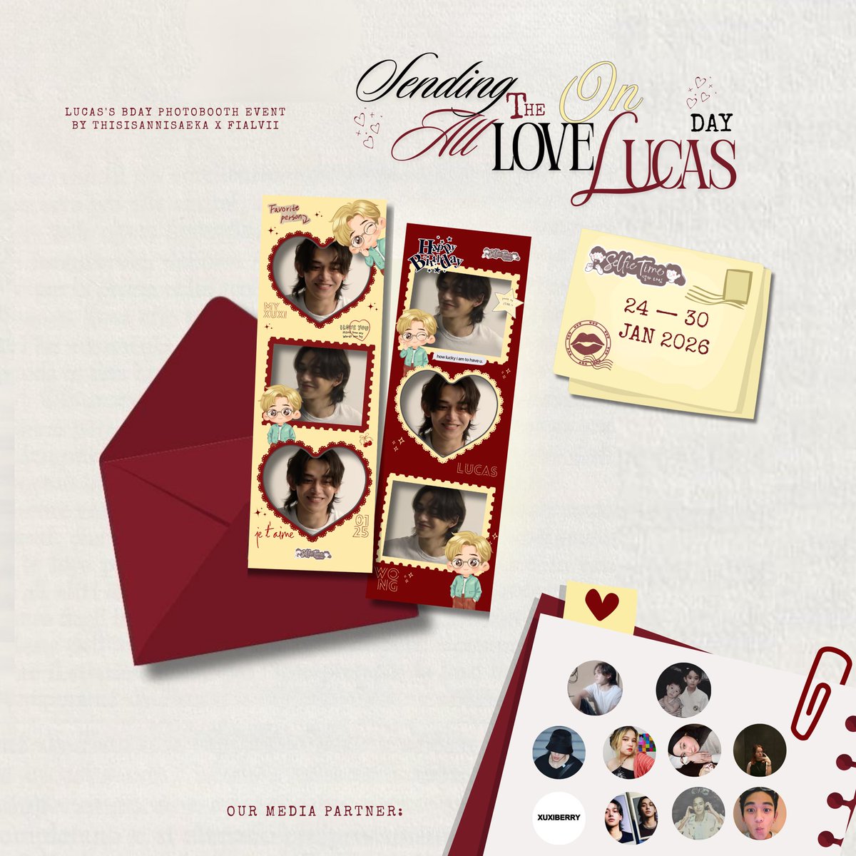 444feed's tweet image. Lucas deserves all the love 💫
Join the “Sending All the Love on Lucas” photobooth and capture your moment!

📍 @selfietimeid
📍 🗓️ January 24–30, 2026
#SendingAllTheLoveOnLucas #Lucas #루카스