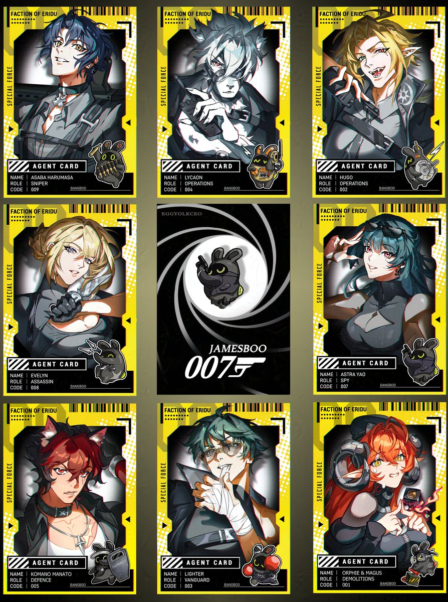 eggyolkceo's tweet image. all of my zzz pocas, lmk your fav one!

#zzzero #illustration