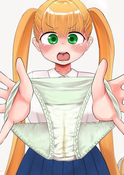 うちの子の美少女JKゲーム配信者ちゃんに頼み込んでほんのりチーズ臭い汚パンツであやとりしてもらいました おしっこのニオイがキツメな感じが最高… 過去絵のリメイクです