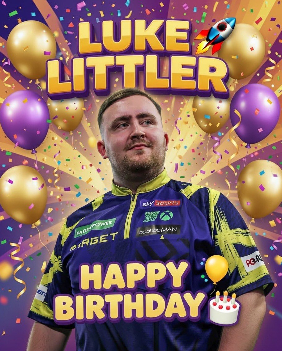 𝗛𝗔𝗣𝗣𝗬 𝗕𝗜𝗥𝗧𝗛𝗗𝗔𝗬 𝗟𝗨𝗞𝗘 𝗟𝗜𝗧𝗧𝗟𝗘𝗥 🎂🎈🎯🔥

The World Champion turns 19 today! 🙌🙌🙌