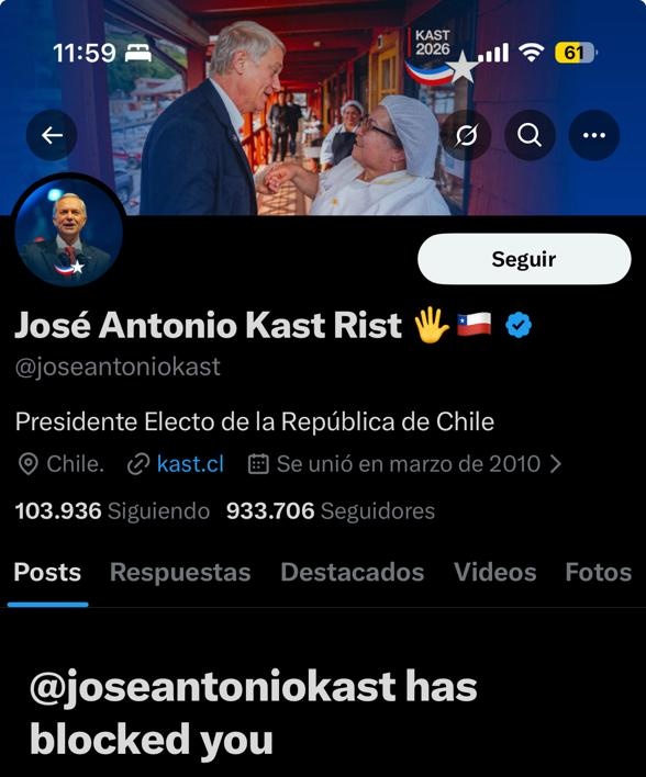 Oye <a href="/Contraloriacl/">Contraloría</a> no era que las autoridades no pueden bloquear a nadie?