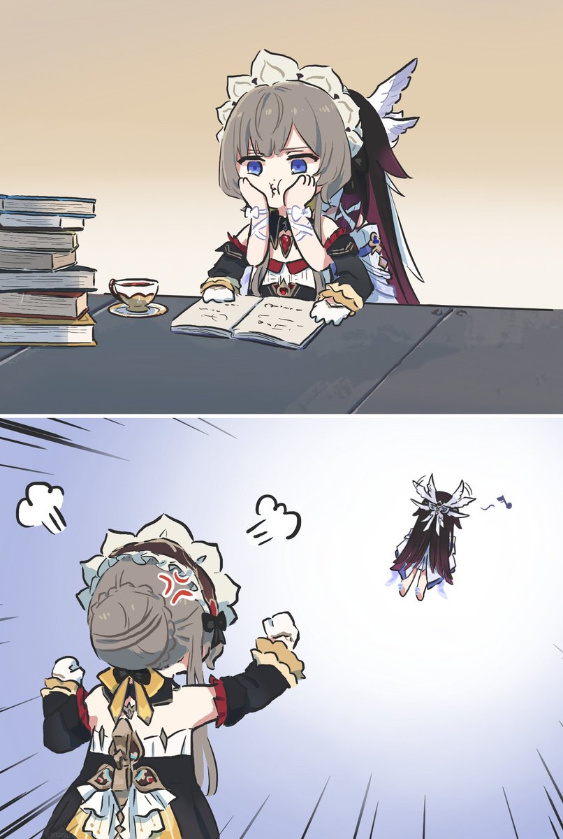 xinzoruo's tweet image. 😡🕊
#Sandrone #Columbina