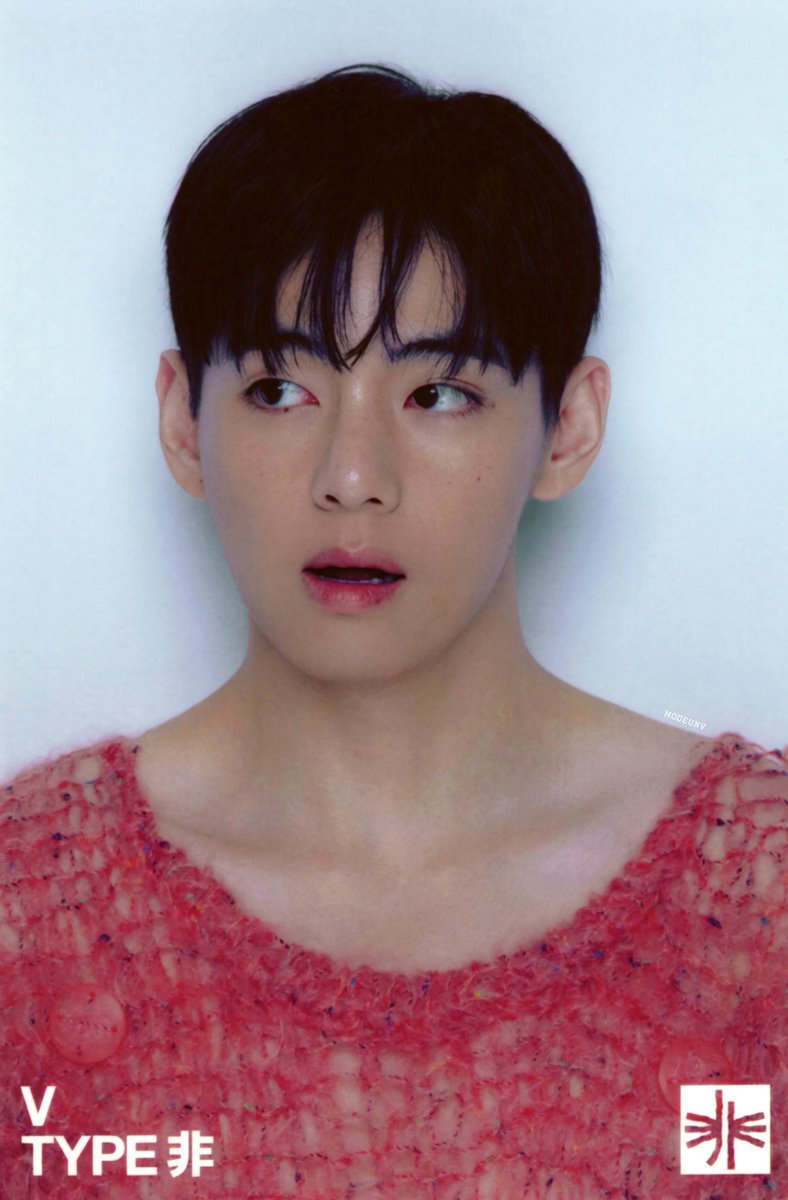 taeguide's tweet image. Taehyung barefaced for TYPE 非