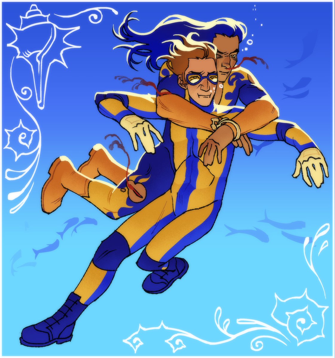 Rescue mission by a certified ocean man