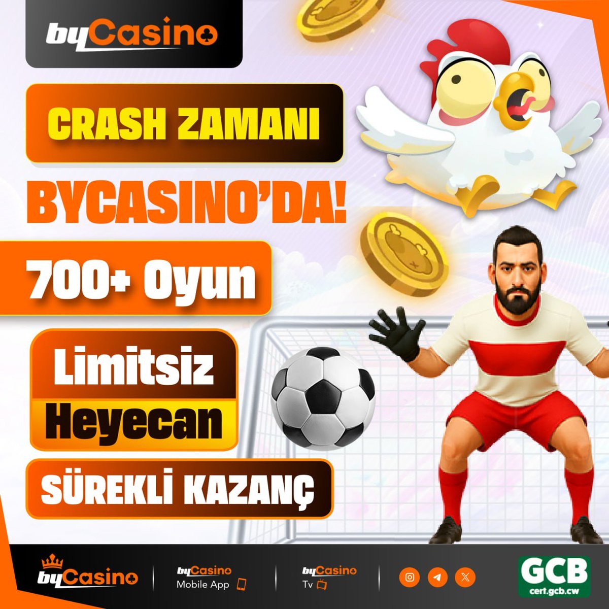 😍 OYUNLARIMIZLA TANIŞTIN MI?

🎮 700'DEN FAZLA OYUN Tek Tık Uzağında!
⭐️ Chicken Road, Aviator, Plinko Gibi Dünya Fenomenleri BURADA!
🎯 Her Zevke, Her Heyecana Özel Bir Oyun Sizi Bekliyor.
cutt.ly/bycasino2026