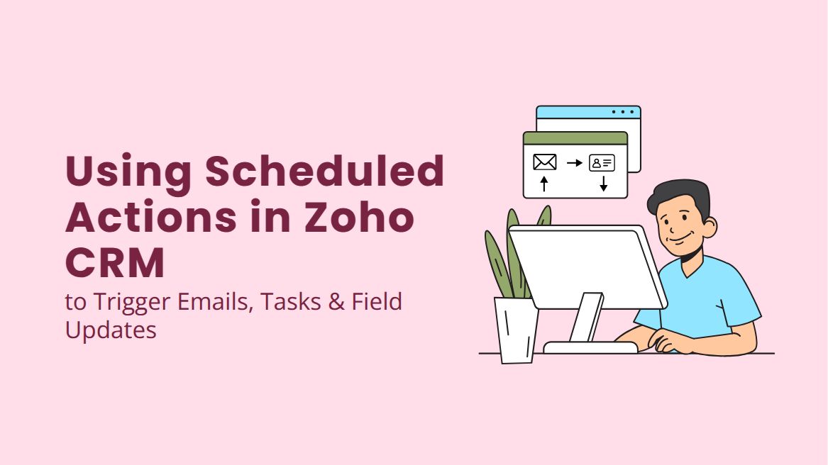 YourGoldenLion's tweet photo. ⏰⚙️ Automate the Right Actions 👉At the Right Time!

Our latest blog explains how Scheduled Actions in #ZohoCRM help you automatically trigger emails, tasks, and field updates, without manual effort.

📖 Read the full article 👉 Link is in the first comment 👇 https://t.co/ICIoyfOAWL