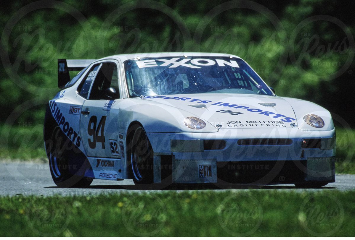 Another obscure IMSA entry is the GTS-2 class Porsche 944 of Nathan Ulrich seen at Mosport and Phoenix in 1995, also pictured but weirdly not on the entry list at Lime Rock. In 96 he either converted the car or switched to a 968, making two more starts at Lime Rock and Mosport