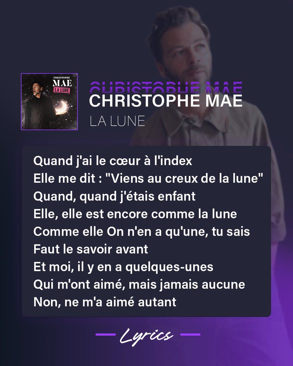 Christophe Maé dévoile  «  La Lune », une ode bouleversante à sa mère