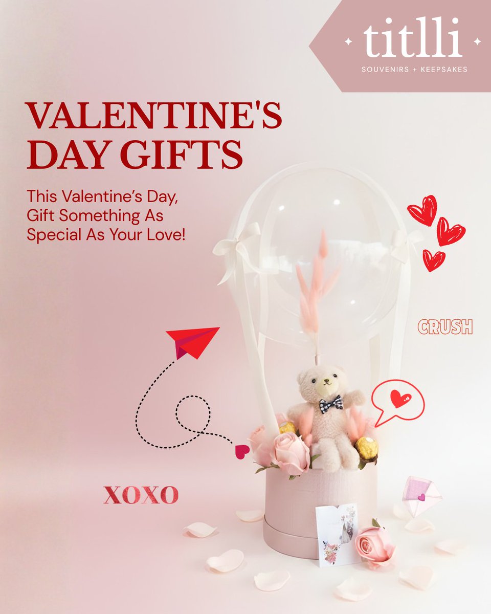TitlliGoodies's tweet photo. 💌Love isn’t said. It’s felt.

Wrapped in warmth, sealed with emotion, and delivered with intention.
This Valentine’s Day, gift more than a present. Gift a moment they’ll never forget.

#Titlli #ValentineGifts #ValentinesDay #giftwithlove #PremiumGifting https://t.co/y4dytnUux1