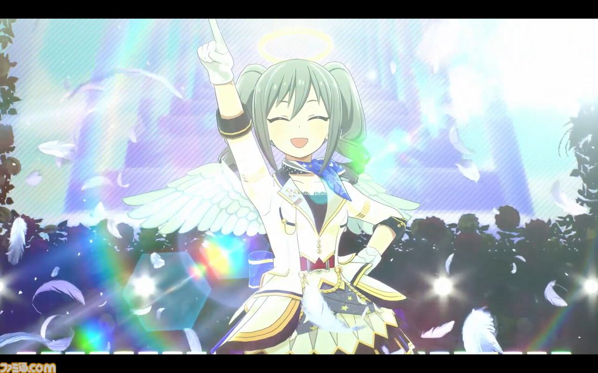 famitsu's tweet image. 『ツアマス』第4弾アプデは1月27日に実施。追加アイドルとして神崎蘭子＆真壁瑞希、楽曲『Shine!!』、『UNION!!』が追加
famitsu.com/article/202601…

男性アイドル専用の“暁光ノ装”など、新たな衣装やアクセサリーも登場。

#ツアマス