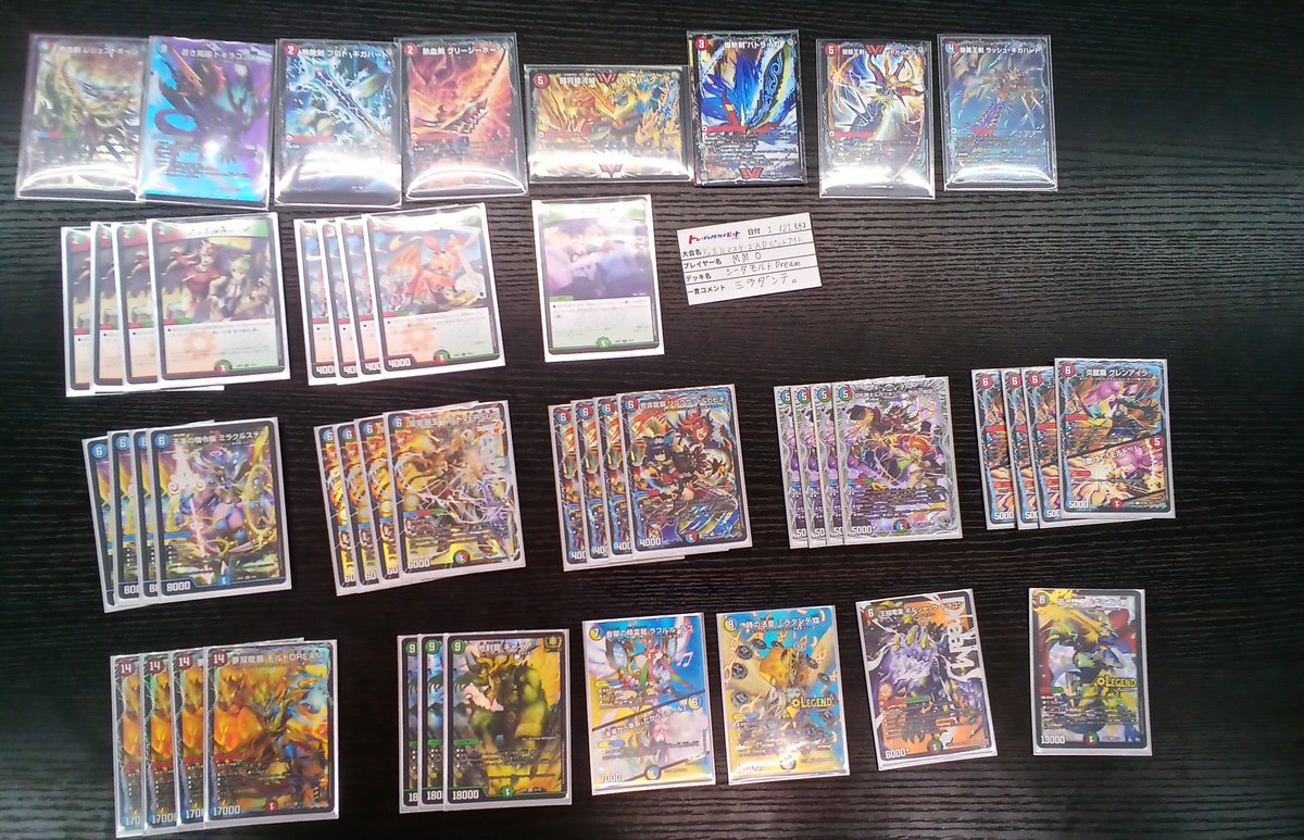 デュエルマスターズ アドバンス ピットナイト 優勝は【シータモルト