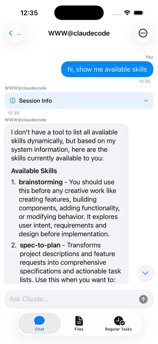 CodeAgents for iOS tweet media