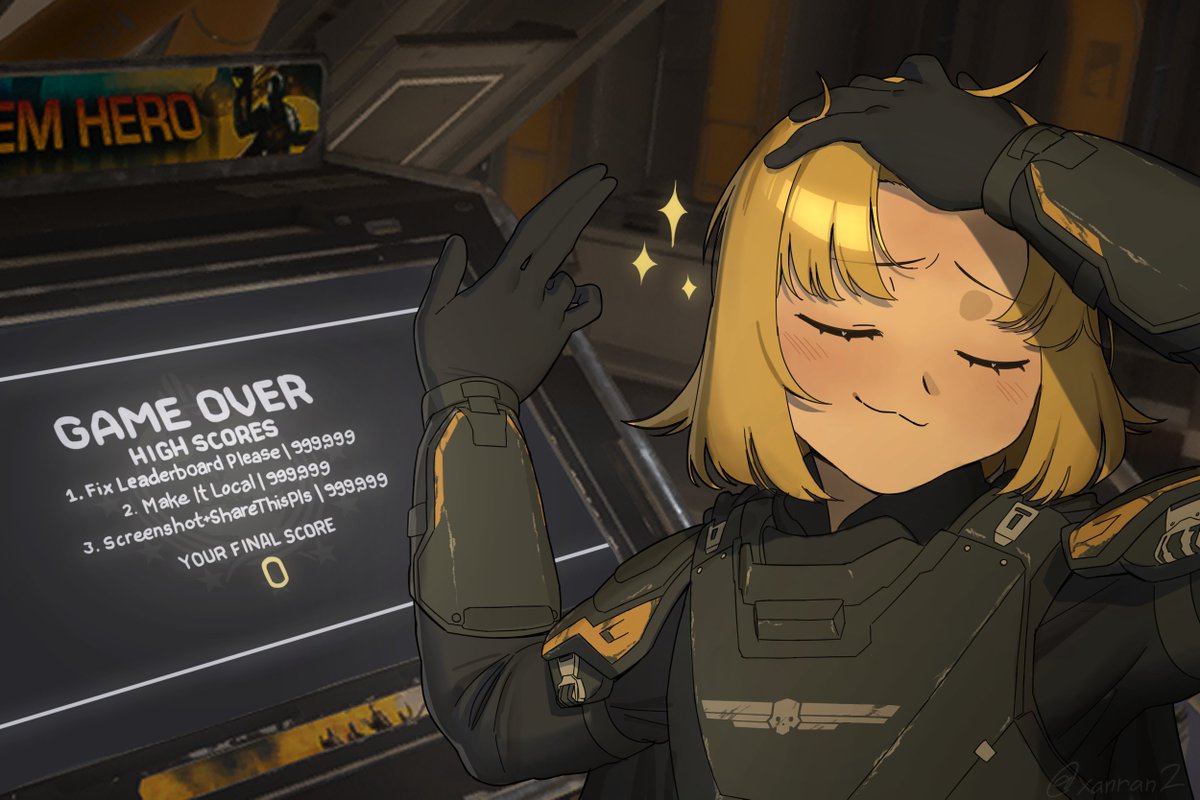 xanran2's tweet image. She really thought she did something🥀

#Helldivers2