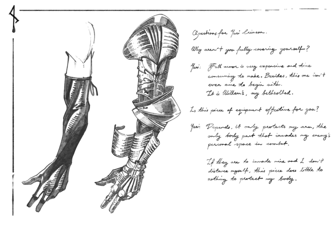 Got frustrated in drawing Yuri's armor inconsistently so i had to draw this piece of reference
