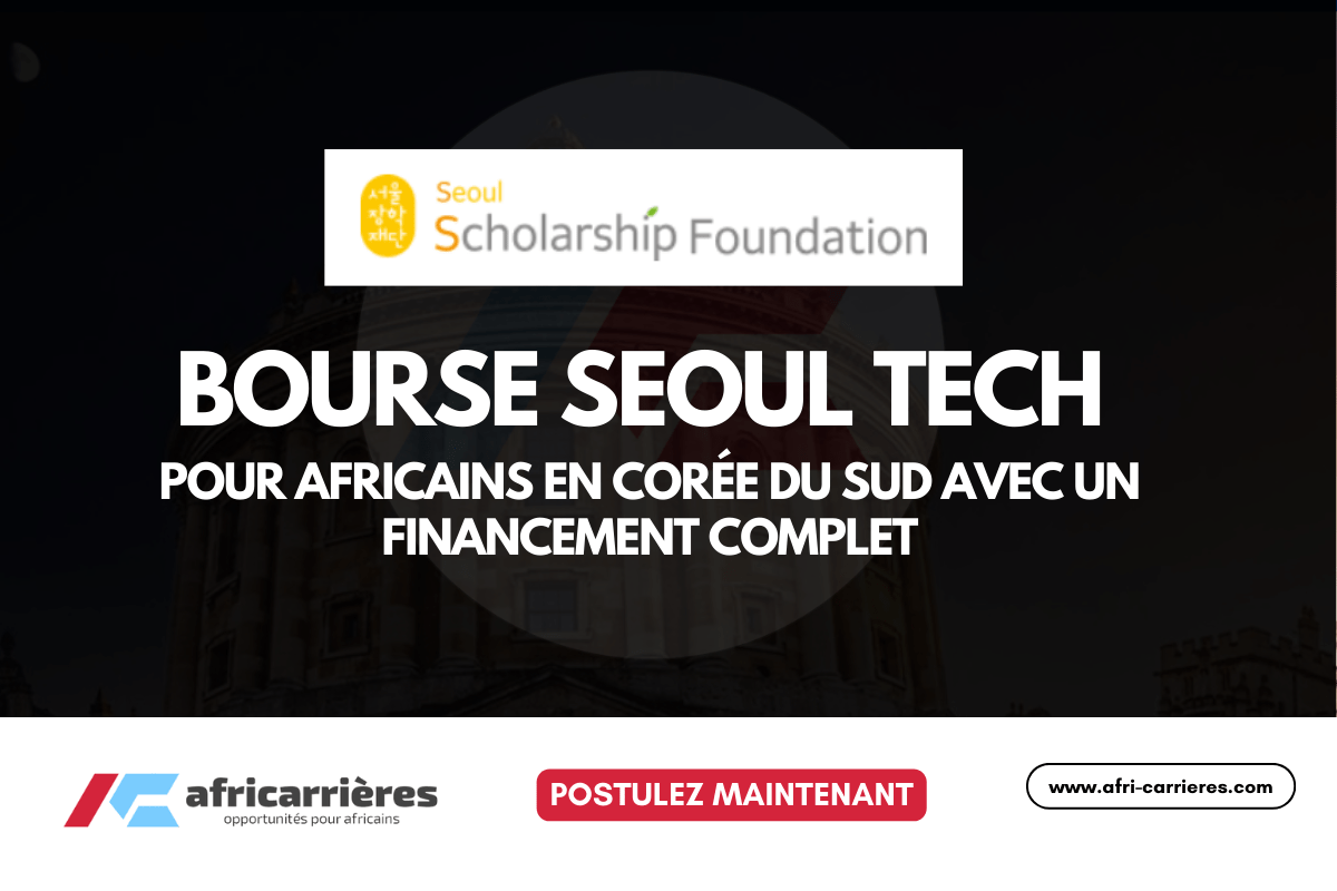 Bourse Seoul Tech 2026 : Étudiez en Corée du Sud avec un financement complet - wp.me/pcZSwe-3cR?utm… - Postulez à la Seoul Tech Scholarship ou bourse Seoul Tech 2026 avant le 6 mars 2025 pour un Master