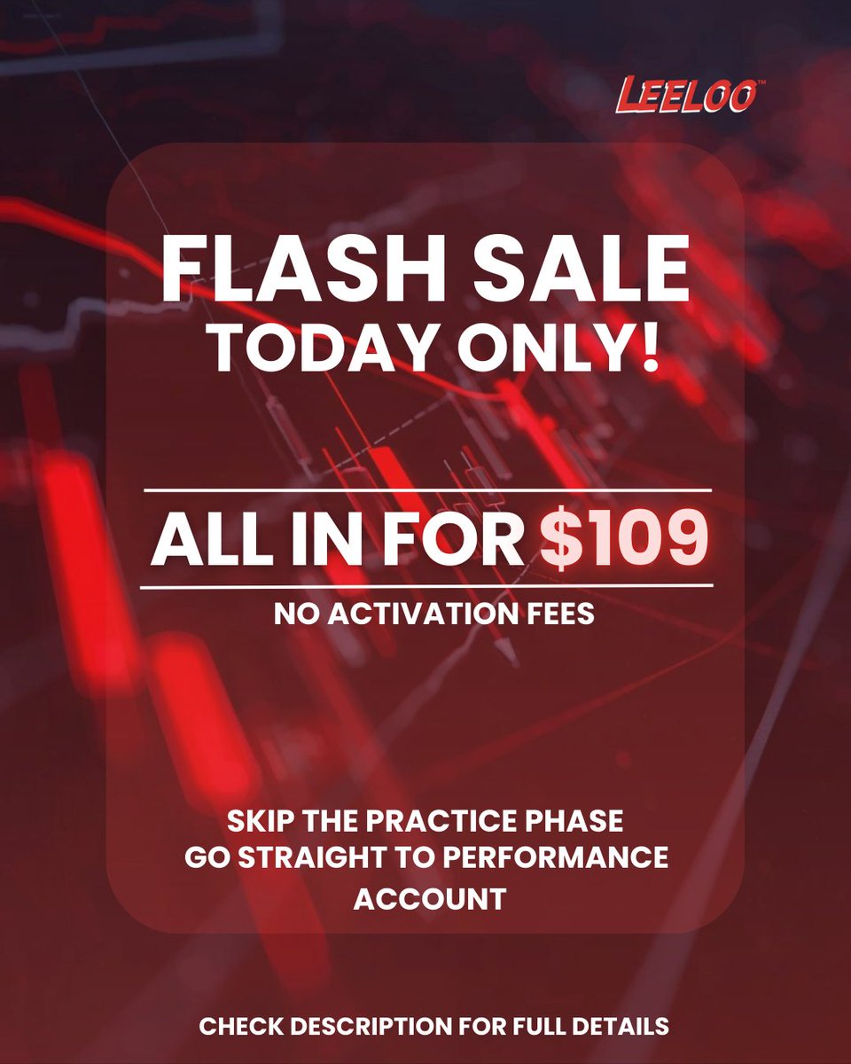 Limited-time flash sale! Only January 21st!

Ready to skip the Practice phase? Dive straight into your Performance Account.

Straight to Performance for only $109 - ALL IN

Account sizes: $25K – $300K accounts

✅ $109 all-in
✅ No extra fees or hidden costs
✅ Lifetime PA