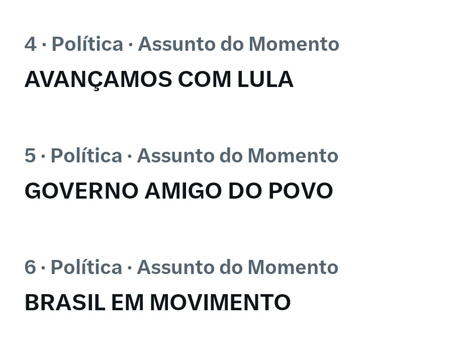 KriskaCarvalho's tweet image. Chegamos no topo!

Não parem! Mostrem quem é que trabalha de verdade todos os dias!

BRASIL EM MOVIMENTO
AVANÇAMOS COM LULA
GOVERNO AMIGO DO POVO