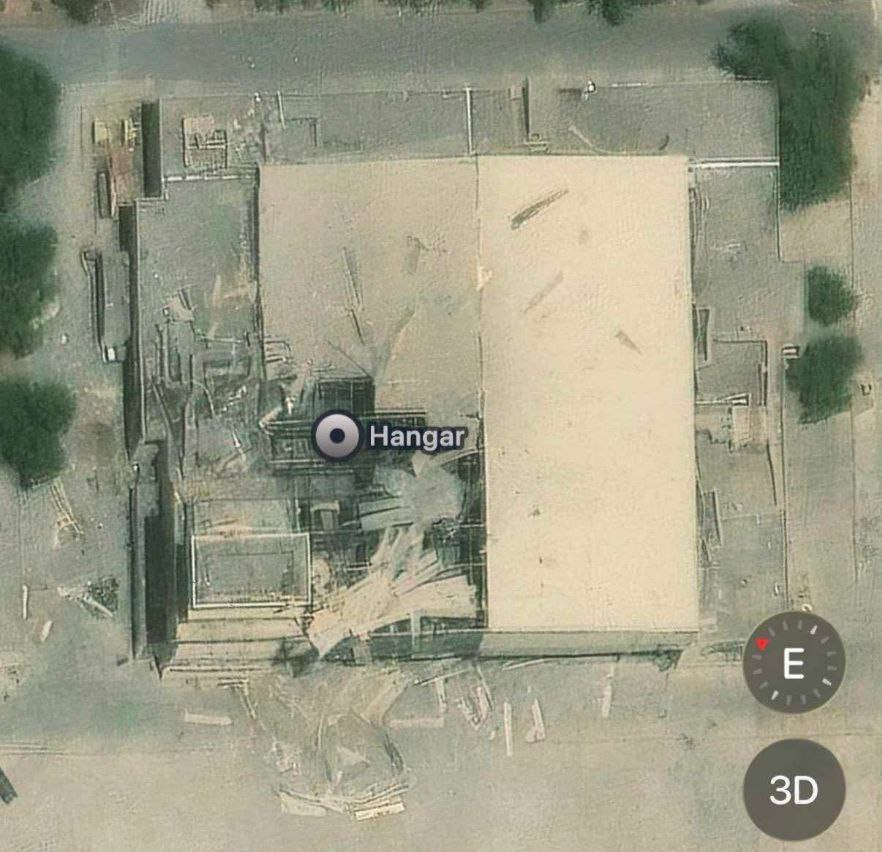 🇵🇰 Apple Maps reveals HD Imagery of F16 Hangar (Shahbaz airbase Jacobabad) &amp; other sites destroyed by IAF, with Zero Damages on the Indian side.

#Pakistan #OperationSindoor #ShahbazAirbase