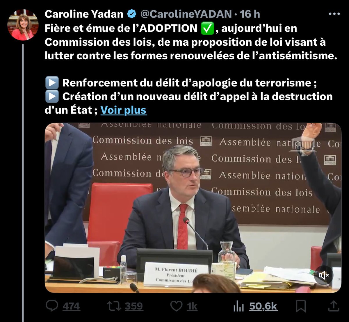 revelateur_de_C's tweet image. Faut pas que la sorcière talmudique se réjouisse trop vite car lorsque les députés vont devoir se rendre visibles et être associés à ce futur vote PUBLIC , ça sera juste un moyen de savoir quels sont les députés qui bossent pour l’état génocidaire et non pour les Français