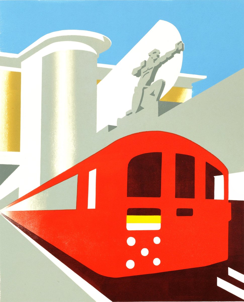 PaintingsLondon's tweet photo. 'East Finchley' (2010) by Paul Catherall
https://t.co/sixsDpZy4Y https://t.co/kXw3wcRKfS