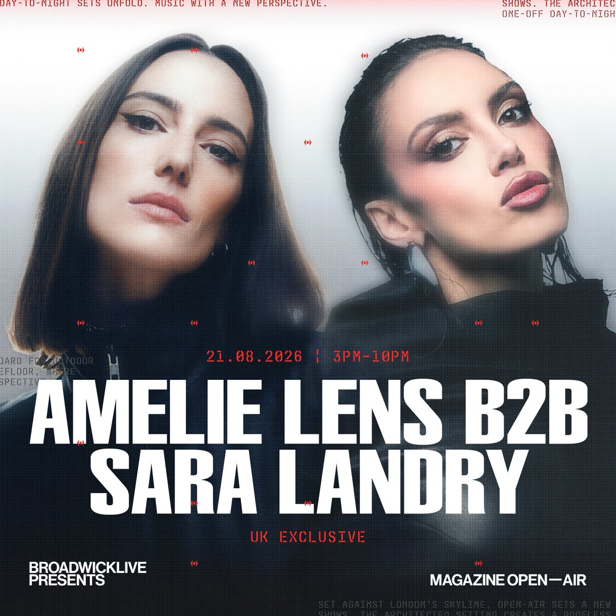 AmelieLens's tweet photo. Our first ever B2B in Europe is finally happening, and we can’t wait to share the energy with you 💫 
See you in London in a completely new open-air space for a special night.
Sign up via link below ❤️ https://t.co/rIqlQljrxB