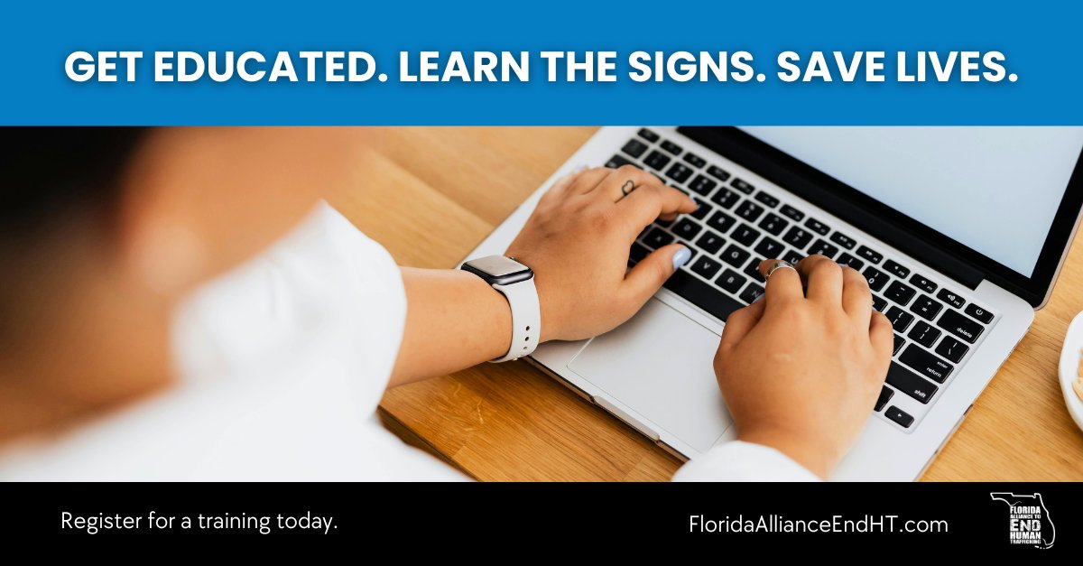 We’re proud to announce the relaunch of our online trainings that strengthen the ability of professionals to recognize indicators of trafficking and connect victims to critical resources. 

Be part of Florida’s response to human trafficking. FloridaAllianceEndHT.com/Training