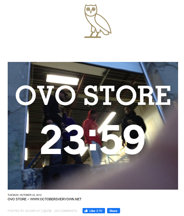 Some new fans may not know, OVO clothing used to be event-only. No website. If you weren’t at OVO Fest or tour, you missed out. Knock-offs flooded the net while real pieces were grail finds. 

When I got the Purple Owl sweater at OVO Fest 2012 it felt legendary. Different era 🥲