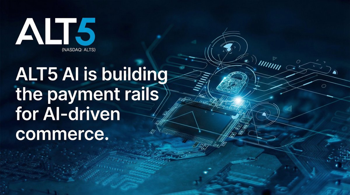ALT5 Sigma announces the launch of ALT5 AI, expanding into enterprise AI  payment rails—where crypto, compliance, and AI-driven commerce converge.  Backed by $8B+ in transactions processed, ALT5 AI extends proven, regulated  payment