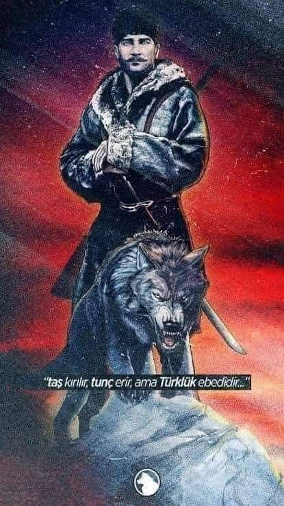 2100 sene sonra Mete'yi,
1500 sene sonra Atilla'yı,
1150 sene sonra Bilge Kağan'ı,
1000 sene sonra Alparslan'ı asla unutmadı..!
Bastırdığı kağıt paranın üzerine Bozkurt koydu...
Yakın arkadaşlarına, Bozok, Bozkurt gibi soy isimler koydu...
Manevi kızına Ülkü adını verdi...
Yusuf