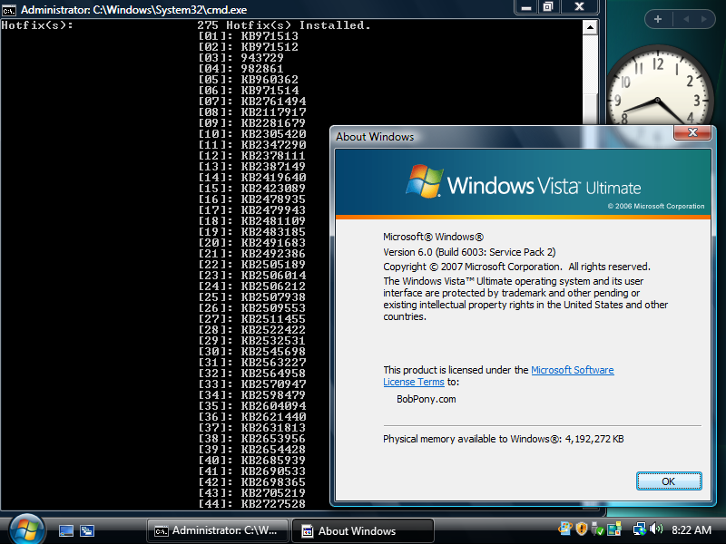 Here's Windows Vista ISOs (x86 and x64) with all of the security updates installed including last updates released via Premium Assurance up to January 2026.
FYI: No additional drivers and patches like ACPI have been added.

archive.org/details/en_win…

Mirror: dl.bobpony.com/windows/unoffi…