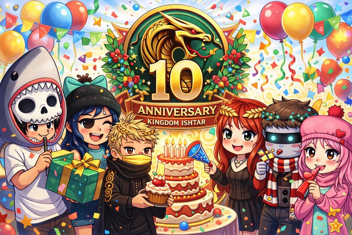 🏛️ ISHTAR CUMPLE 10 AÑOS 🏛️
🎁 Sorteo de 150 créditos
🔁 RT
❤️ Like
👤 Seguir <a href="/ReinoIshtar/">Reino Ishtar</a> 
💬 Cuéntanos desde cuándo conoces Ishtar
⏰ TERMINA EN 24H