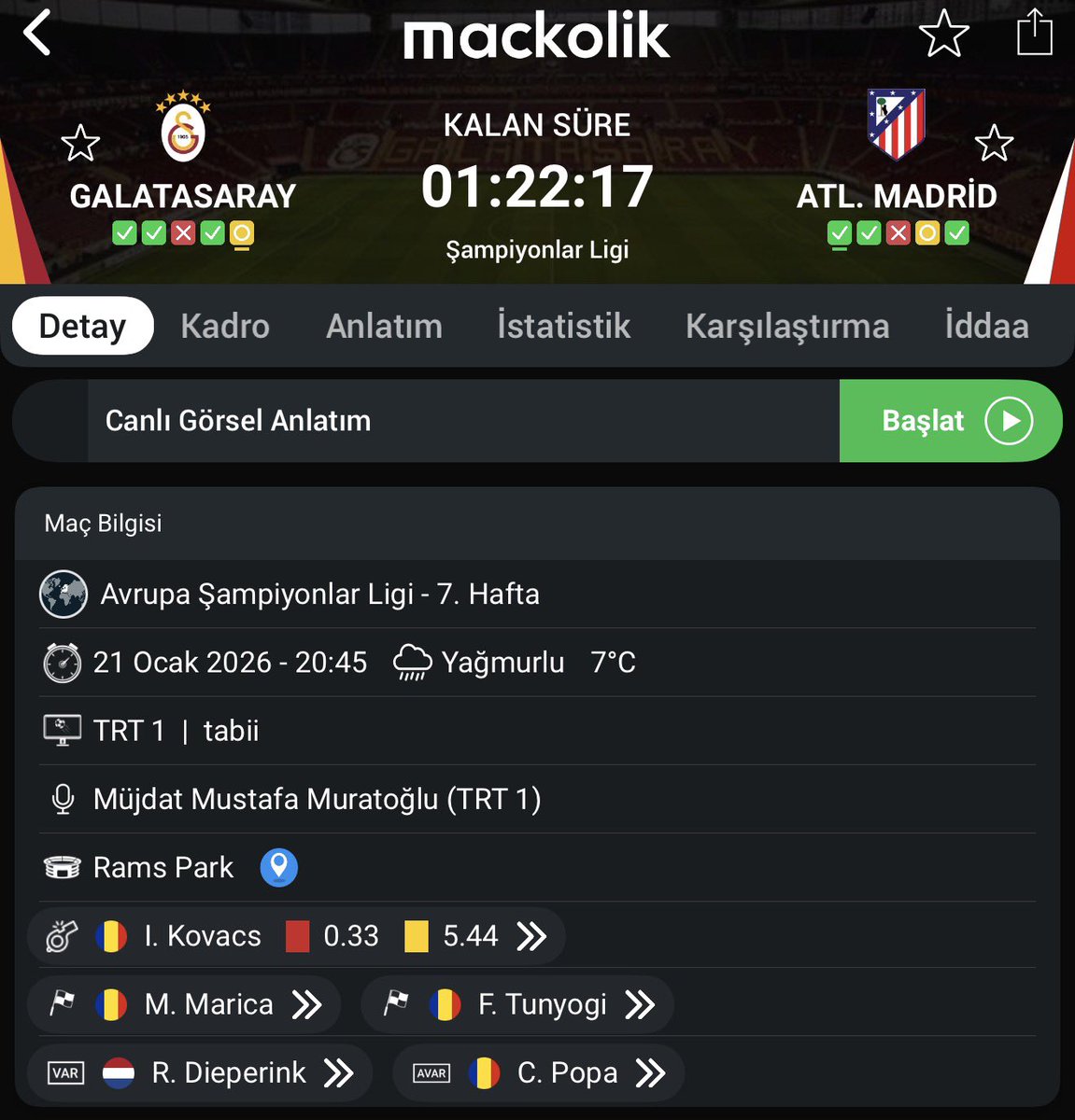 SharpOranra's tweet photo. GALATASARAY- ATL. MADRID Maçı için doğru skoru bilecek 3 canıma yarın ki özel kombinem hediye olucak hadi yorumlara

- Skor Tahminini yaz
- Beğeni , RT Yap

 #GSvATL https://t.co/ZBLYQfIMnn
