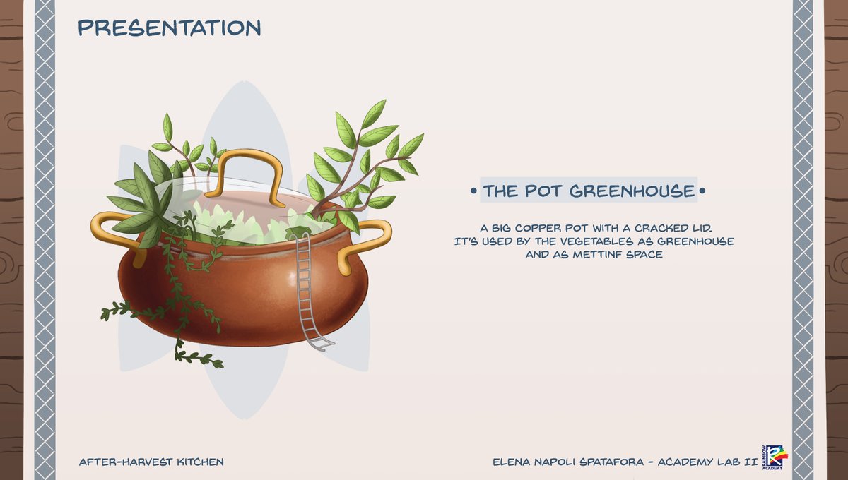 fayersiren's tweet photo. AFTER-HARVEST KITCHEN

This is my second project for Academy Lab, a formative and productive internship organized by Rainbow Academy and supported by Rainbow CGI. If you want to see more, you can check my ArtStation #conceptart #characterdesign #environmentdesign #propdesign https://t.co/o5PlOLjdji