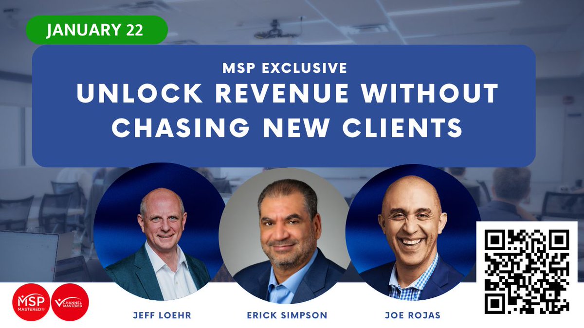 bit.ly/3YFxPdz

If your QBRs feel awkward, rushed, or pointless—your clients feel it too.

Replace QBRs with Strategic Business Reviews in your MSP and you can:
✔ Double your pricing
✔ Add $40K MRR
✔ Clean up your client base

#MSP #MSPMastered